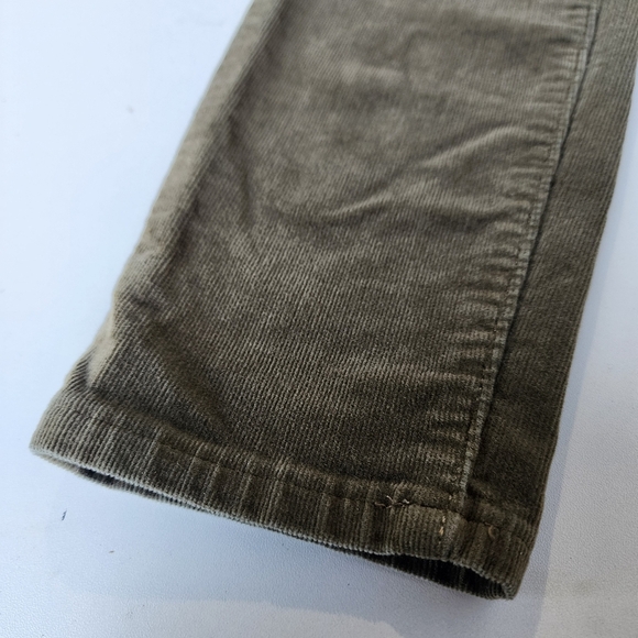 Ann Taylor Loft Pants Womens Green Corduroy Button Fly High Rise Skinny Ankle 6 - Picture 2 of 11